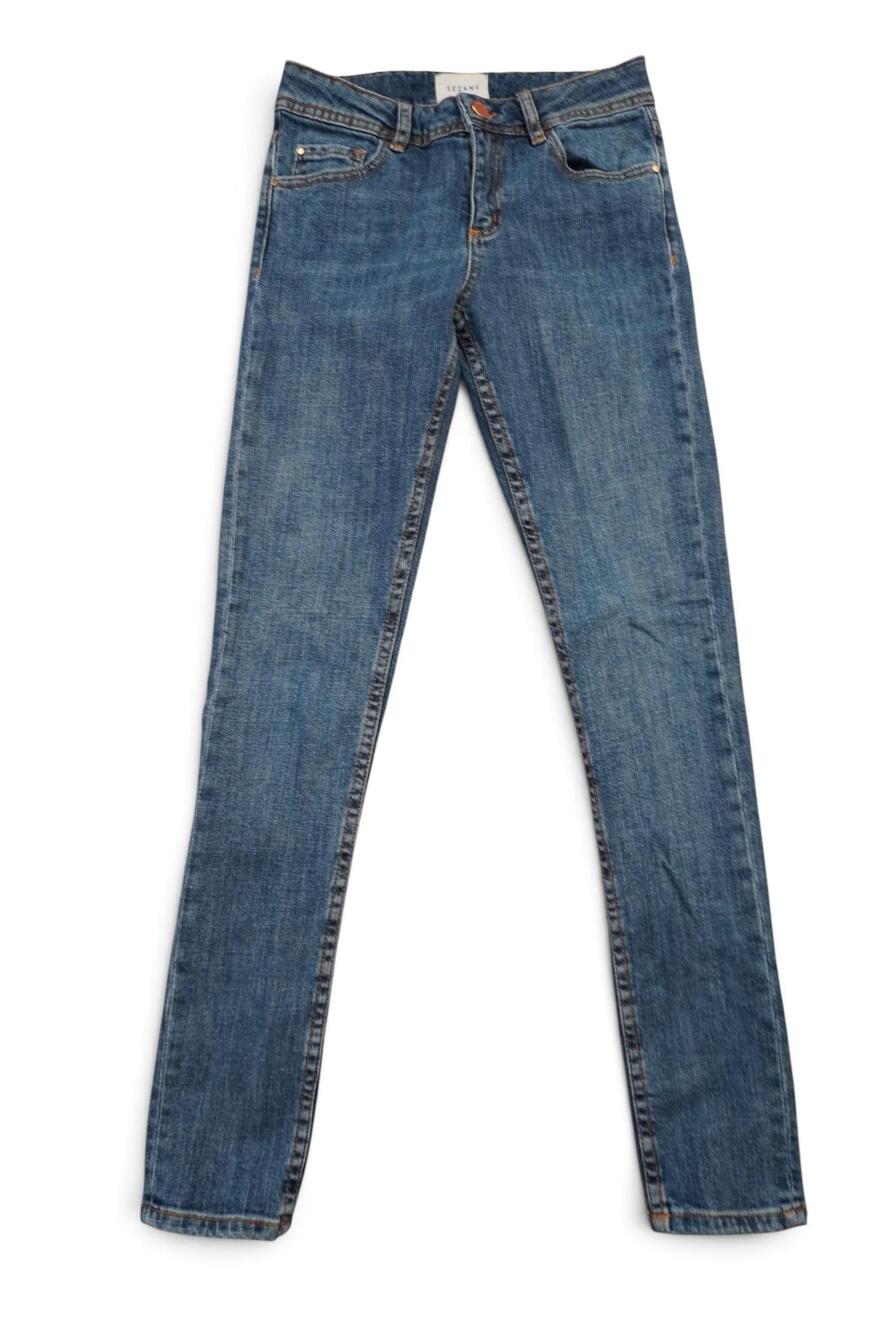 Sezane Brut Sexy Jeans Womens 26x30 Blue Medium Wash Stretch Denim